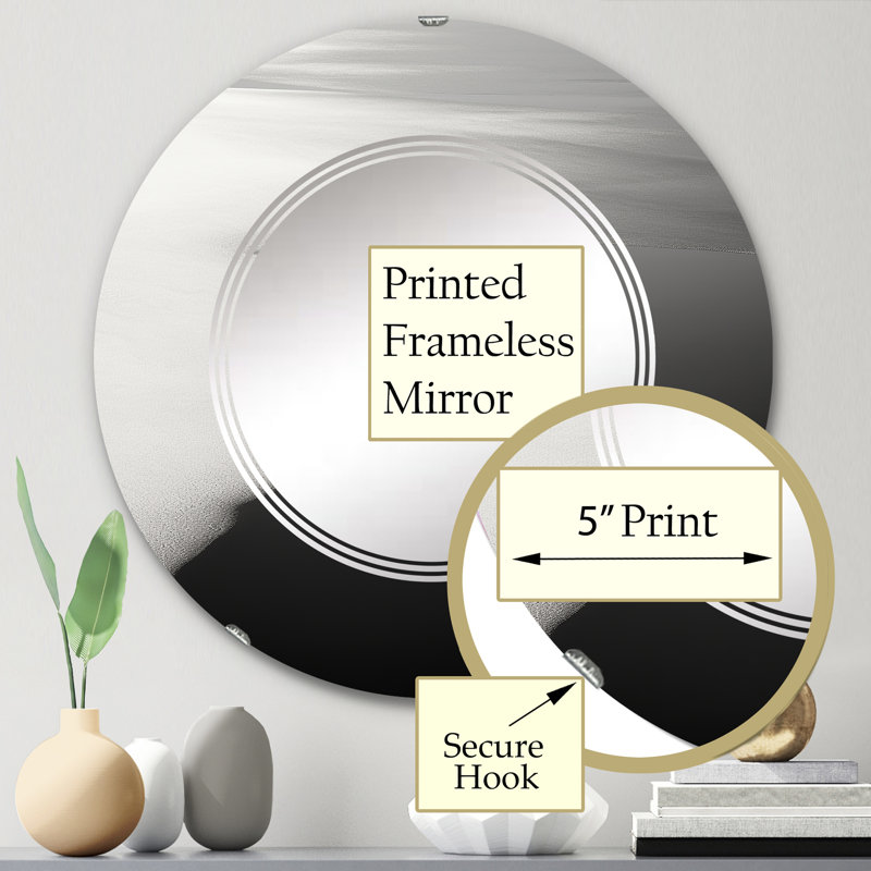 Shepler Circle Mirror, 24" x 24"