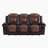 Chantasia 85.5" Transitional Faux Leather Manual Reclining Sofa with Integrated Center Drop-Down Cup Holders-1725922818