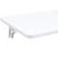 Bureau mural pliable pour les petits espaces, salle de lavage, supports à haute résistance, poids de 9,87 lb, acier à bords arrondis lisses