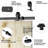 JUBEST Black Steel Single Door Barn Door Hardware Kit Standard Single (Not Include Door)-89967096