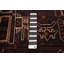 Tapis noir Rare War 3 pi 8 po x 6 pi 6 po