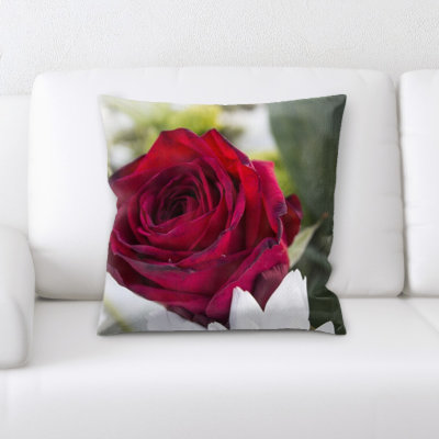 Coussin 3 jetés rose Perao