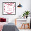 «Love You Most» dans un cadre flottant à ruban, design par Lucille Price-1019963910-1019963904