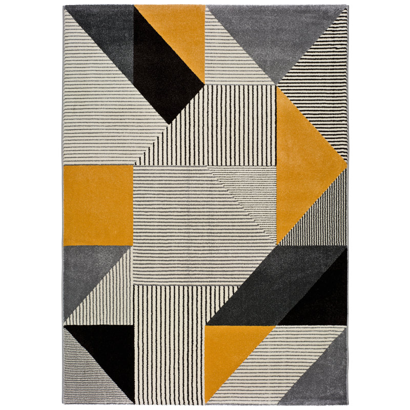 Macabe Geometric Area Rug, Rectangle 140cm x 200cm