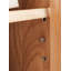 Armoire à chaussures en bois de chêne vernis sans odeur-446388155