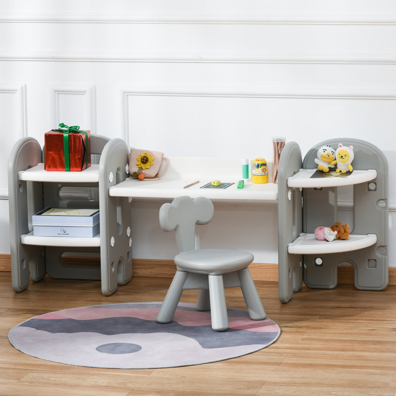 Ensemble de table et de chaises pour enfants Oberlander, gris