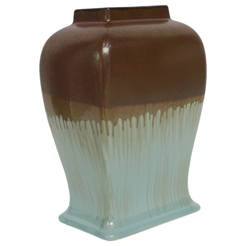 Townsend Handmade Stoneware Jar, 16" H x 7" W x 9" D, Ivory