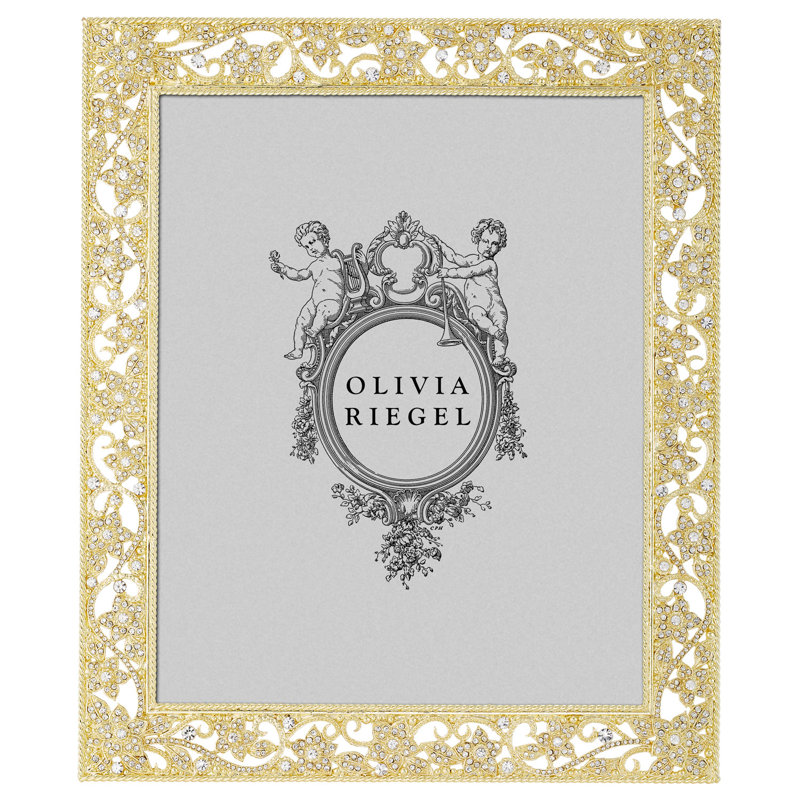 Flora Metal Picture Frame, 8" x 10", Silver