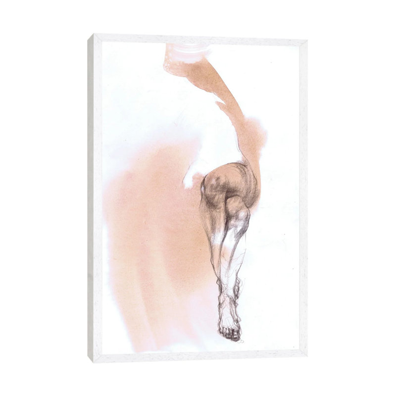 Poetic Seduction by Samira Yanushkova - Gallery-Wrapped Canvas Giclée on Canvas, 101.6 cm H x 66.04 cm W, White Framed