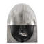 Fashion Faces Wall Art Small Black And Silver Leaf, Set Of 3