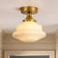 Plafonnier semi-encastré en verre 9,45 po Buckminster-2129819403