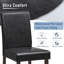 Allexus Bar Stool with Solid Wood Frame