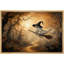 «Halloween Ghost Witch Hat Flying Forest Fantasy», art mural, impression sur toile-133449721-133449722