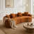 Tissu orange sélectionné