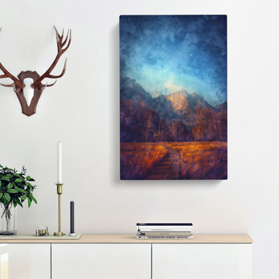 Mountain Path - Wrapped Canvas Painting