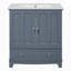Meuble-lavabo 30 po avec lavabo en céramique-76607357