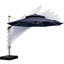 Leeven 3.65m Cantilever Parasol With Base-2141420771
