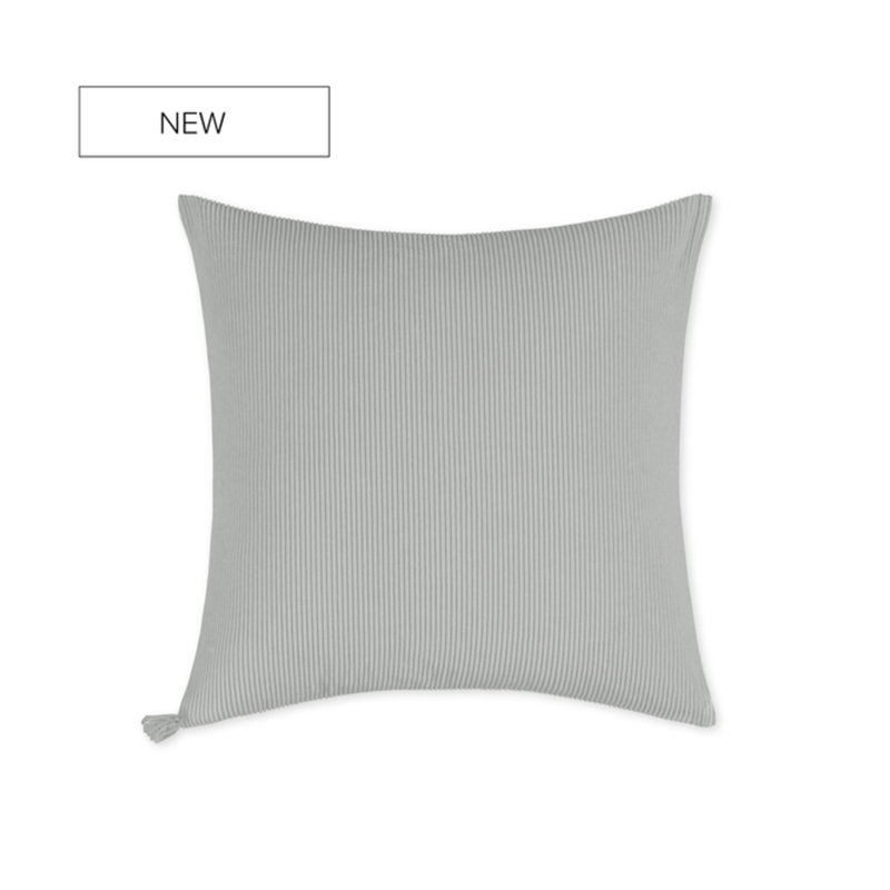 Remo Decorative Pillow Cover, Steel