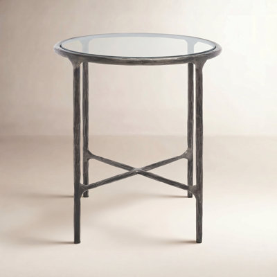 Evelynn 18" Genuine Marble End Table