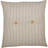 Grace Buttons Cotton Reversible Throw Pillow