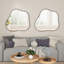 Miroir d'appoint mural