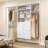 4 Drawer Short Tower Closet Unit, Modular Closet System, Wood Closet System Organizer with Storage for Walk In Closets-1685558154