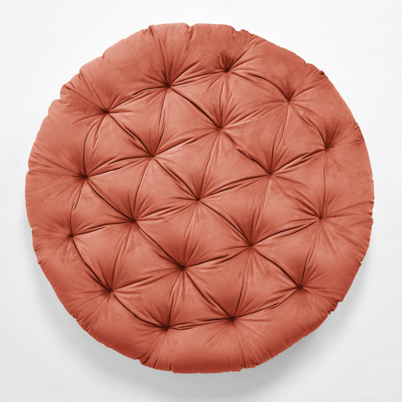 Outdoor 4'' Papasan Seat Cushion, Pink