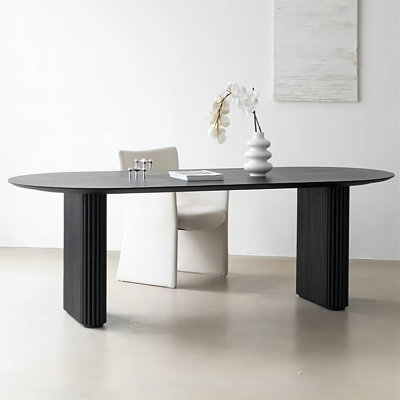 Table de salle à manger noire