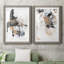 Ruckus I - ensemble de 2 peintures encadrées-463868845-463868846