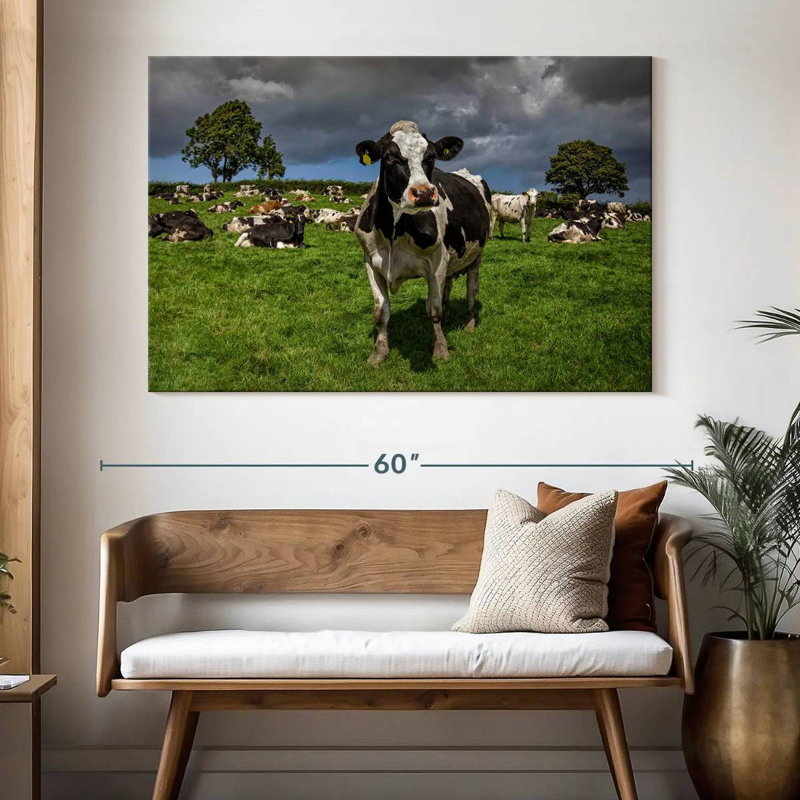 Vache Brampt Holstein, H 34 po x l 51 po