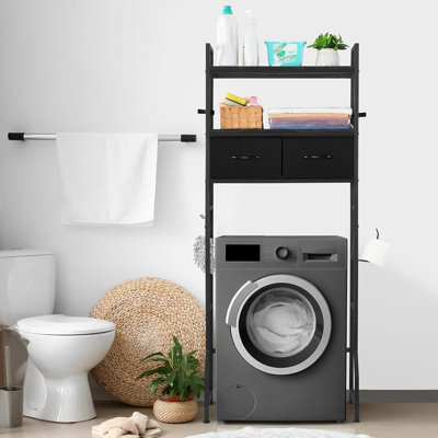 Armoire de rangement au-dessus de la toilette