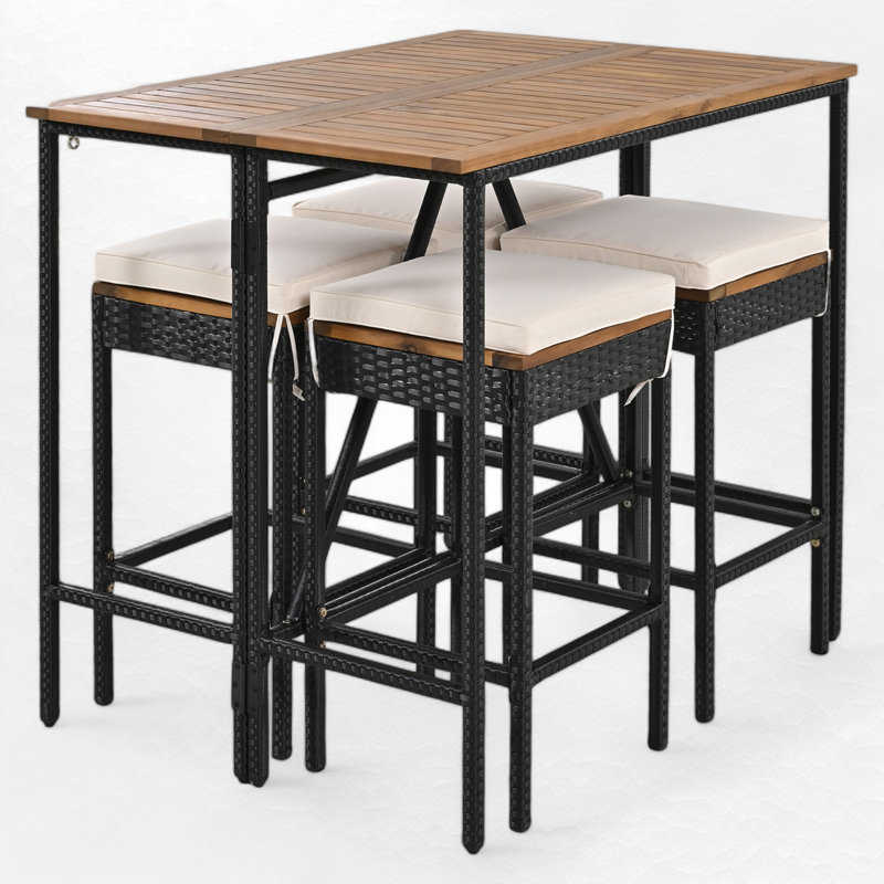 4 - Person Rectangular Outdoor Counter Height Dining Set