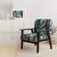 Fauteuil d'appoint rembourré Glam Mettalic II-724267076