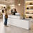 Sleek Ergonomic Reception Desk With Ample Storage And Quiet Glide System-1979100622