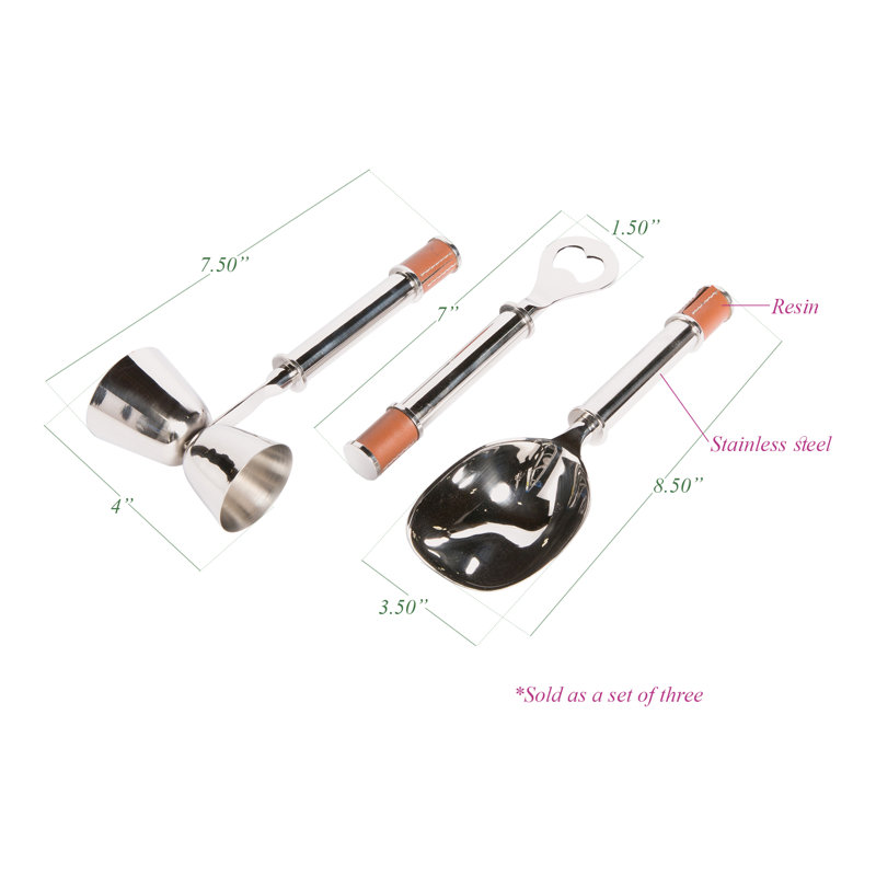 3 Piece Bar Tool Set