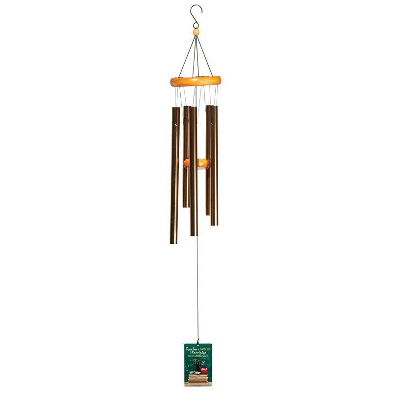 Weather Resistant Metal, Wood Religious & Spiritual Wind Chime