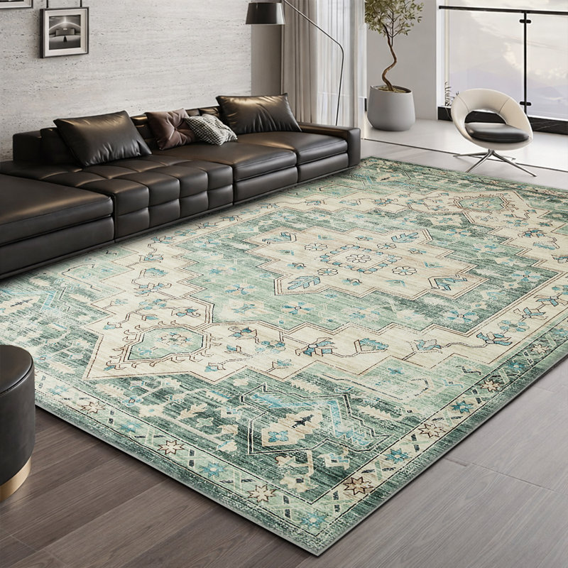 Vintage Oriental Area Rug – Living Room Large Rug for Cozy and Stylish Space, Rectangle 120 x 170 cm