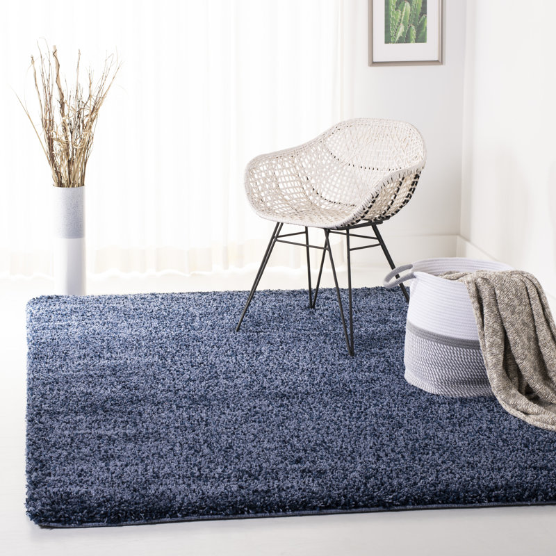 Assar Area Rug, Rectangle 8' x 10', Navy