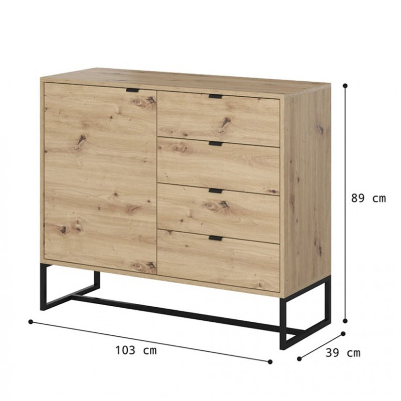 Jeb 4 - Drawer Rectangle Accent Chest