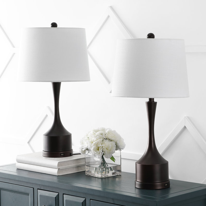 Cooper USB Table Lamp, Oil Rubbed Bronze
