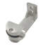 Ensemble de rail de quincaillerie de porte de grange coulissante en acier inoxydable brossé fixé au plafond (sans porte)-119917757