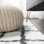 Tapis blanc / gris à poils longs Arenal-1422488221