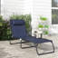 4 chaises de piscine inclinables pour bronzer au soleil