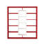 135.7cm H x 125cm W Library Bookcase-94817612