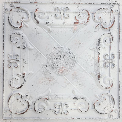 24'' L x 24'' W PVC Ceiling Tile In Off White
