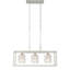 3 - Light Kitchen Island Rectangle Chandelier-773384124