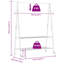 Stefanus 132cm Rolling Clothing Rack