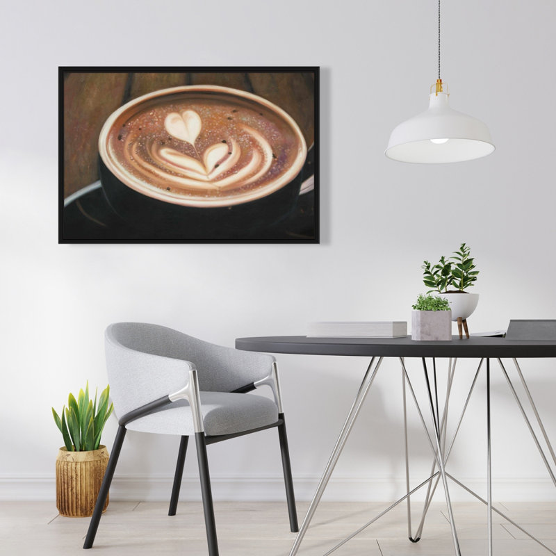 "Cappuccino artistique" sur toile