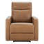 Fauteuil inclinable électrique en cuir véritable Leena-105741570