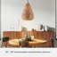 Grand luminaire suspendu 3 lumières Hunter Cambria